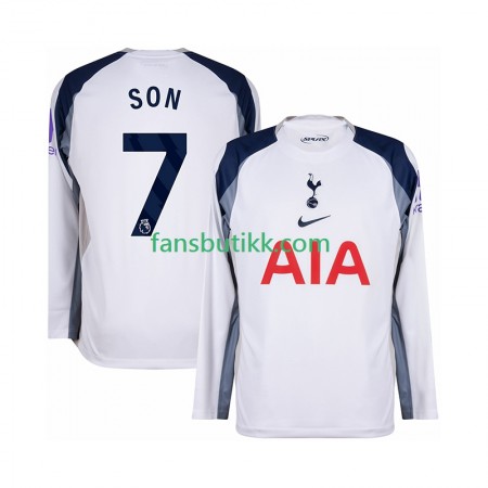 Fotballdrakt Tottenham Hotspur Son Heung-Min 7 Hjemmetrøye 2025-2026 Langermet